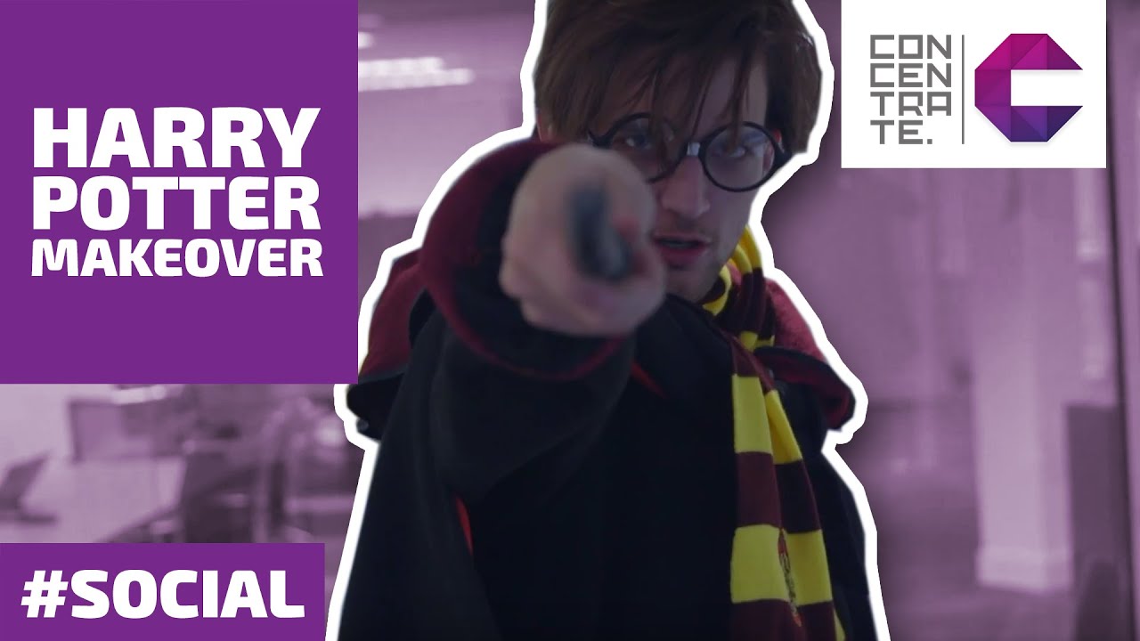 HARRY POTTER MAKEOVER voor Kaj - CONCENTRATE