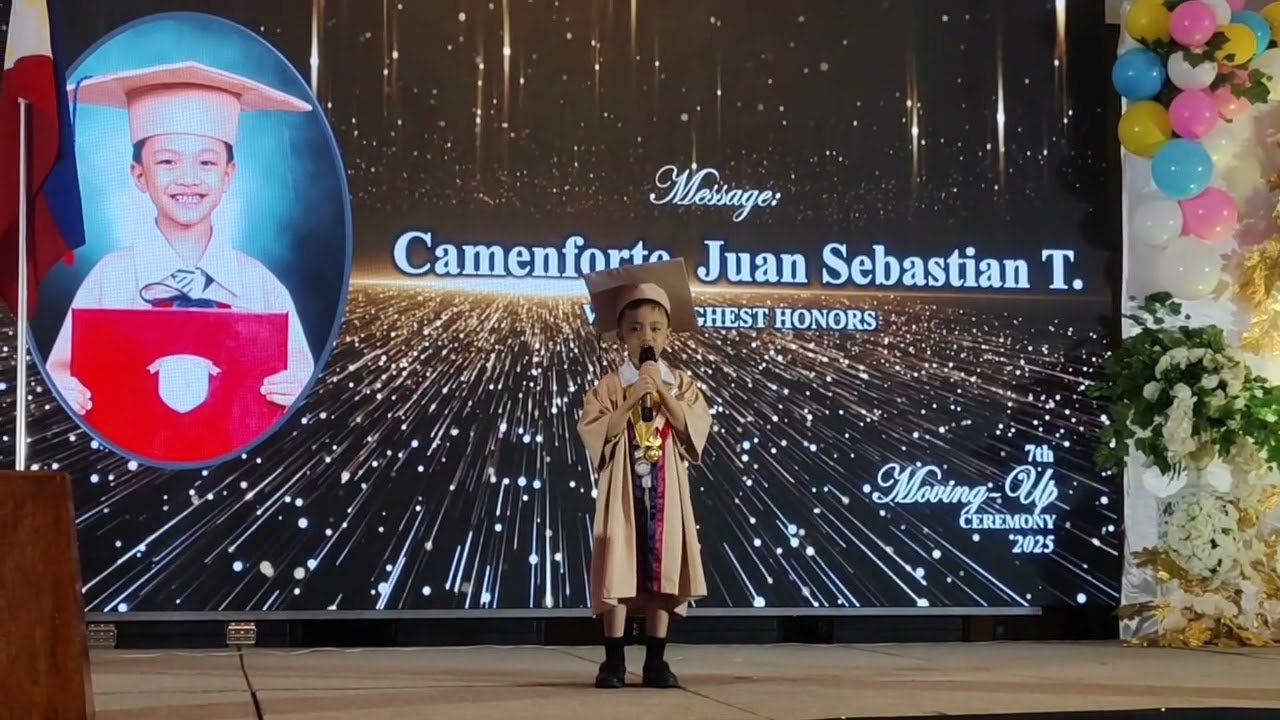 Kindergarten graduation speech (2025)