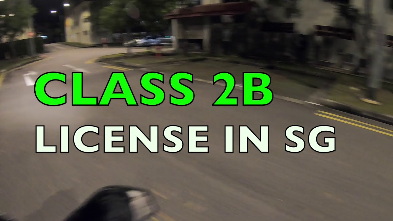 Class 2B License SSDC + NEAR ACCIDENT (Singapore Motovlog)