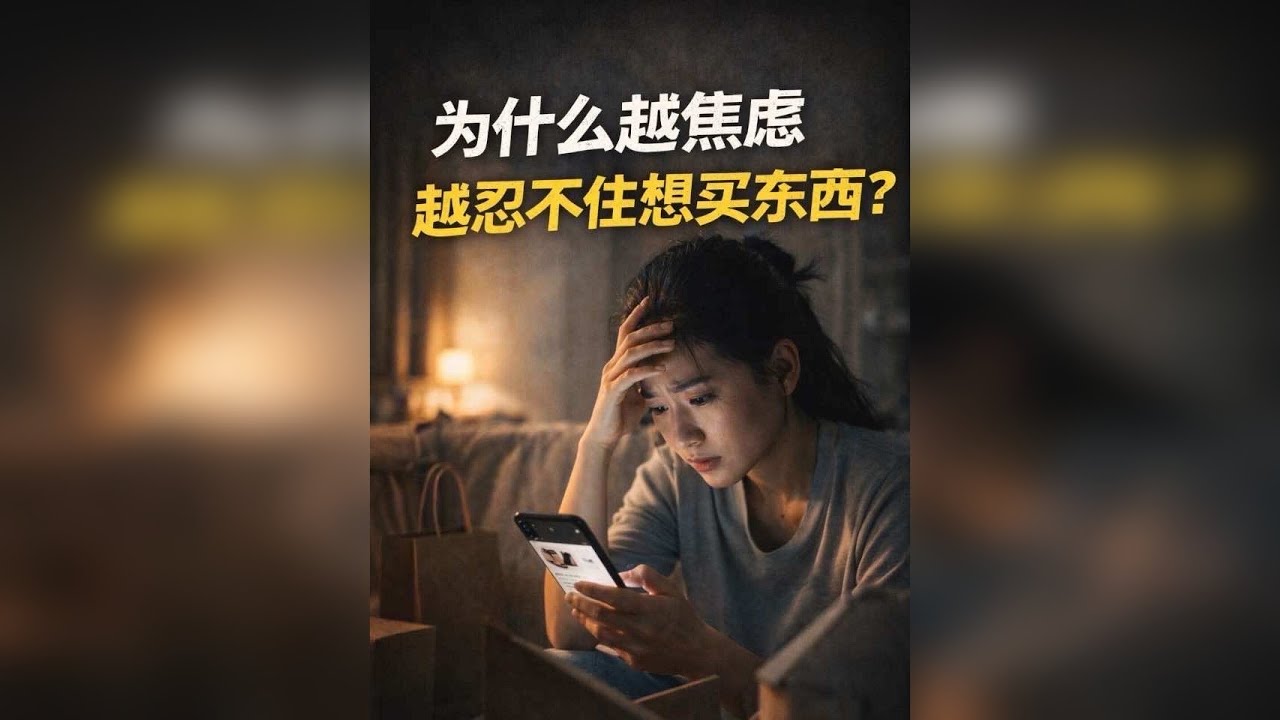 为什么越焦虑，越忍不住想买东西呢？ 凌川｜从心理视角，聊透消费的底层逻辑。