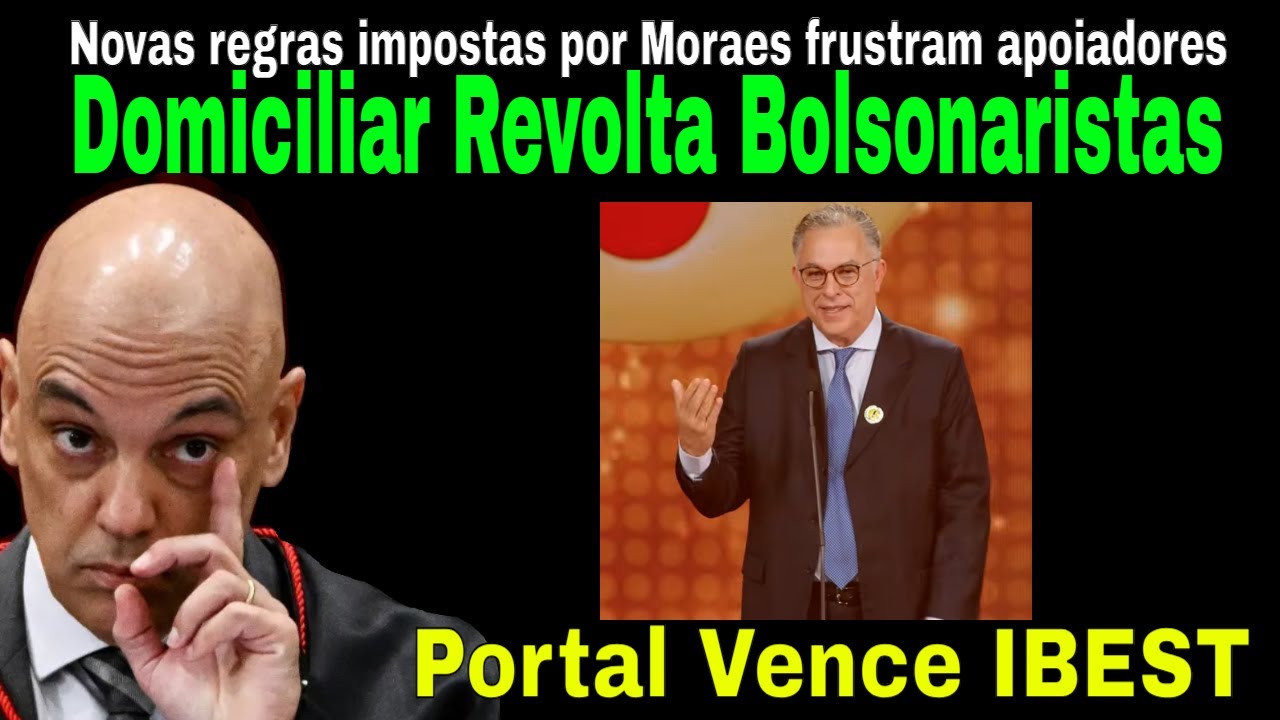 INCONFORMADOS! BOLSONARISTAS ACORDAM: SITUA&Ccedil;&Atilde;O FICOU PIOR! TSE CASSA CORRUPTO! PORTAL VENCE IBEST!