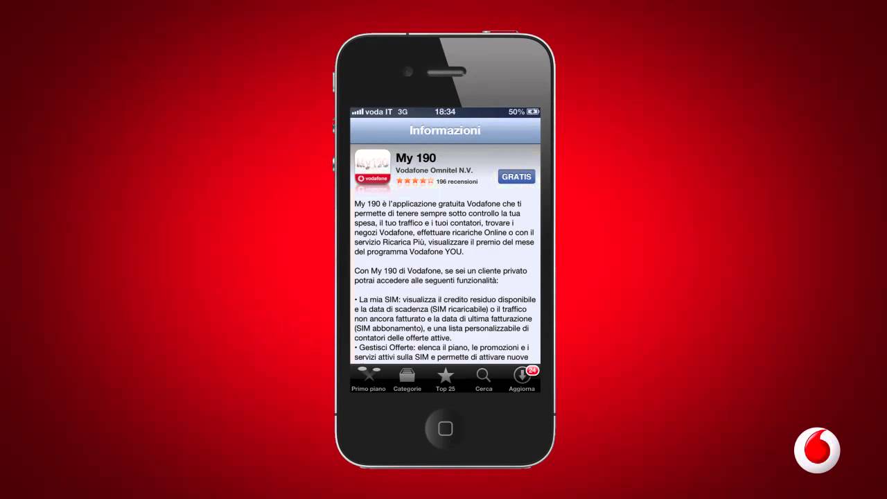 Come scaricare l'App My190 di Vodafone_IT