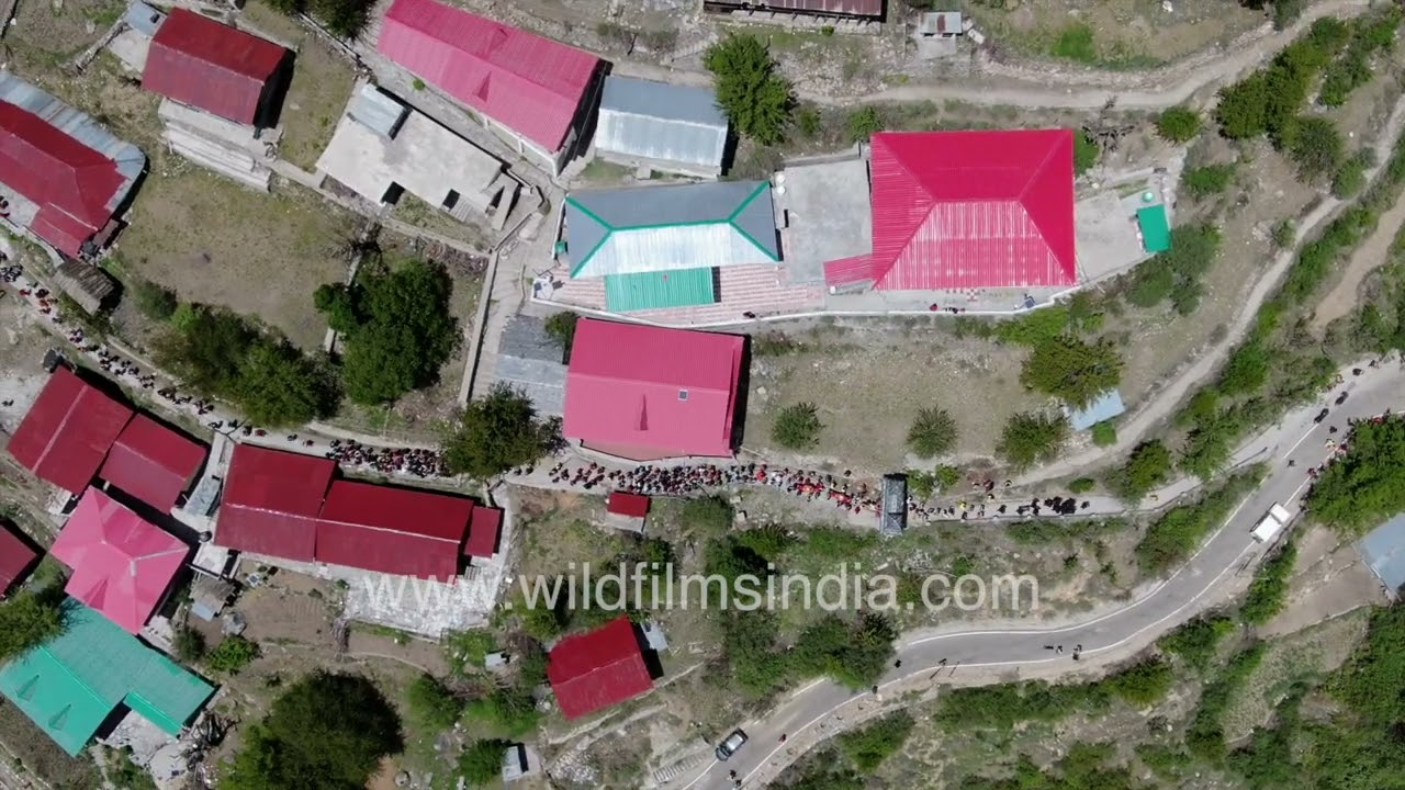 Sacred journey of Ganga Mata from Mukhba village