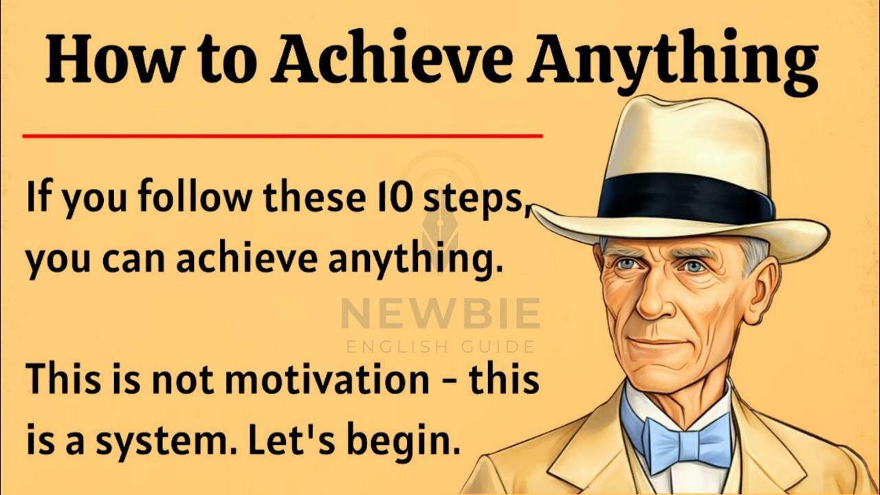 How to Achieve Anything || Learn English Through Motivation 🔥 || Graded Reader || Improve English ✅️
