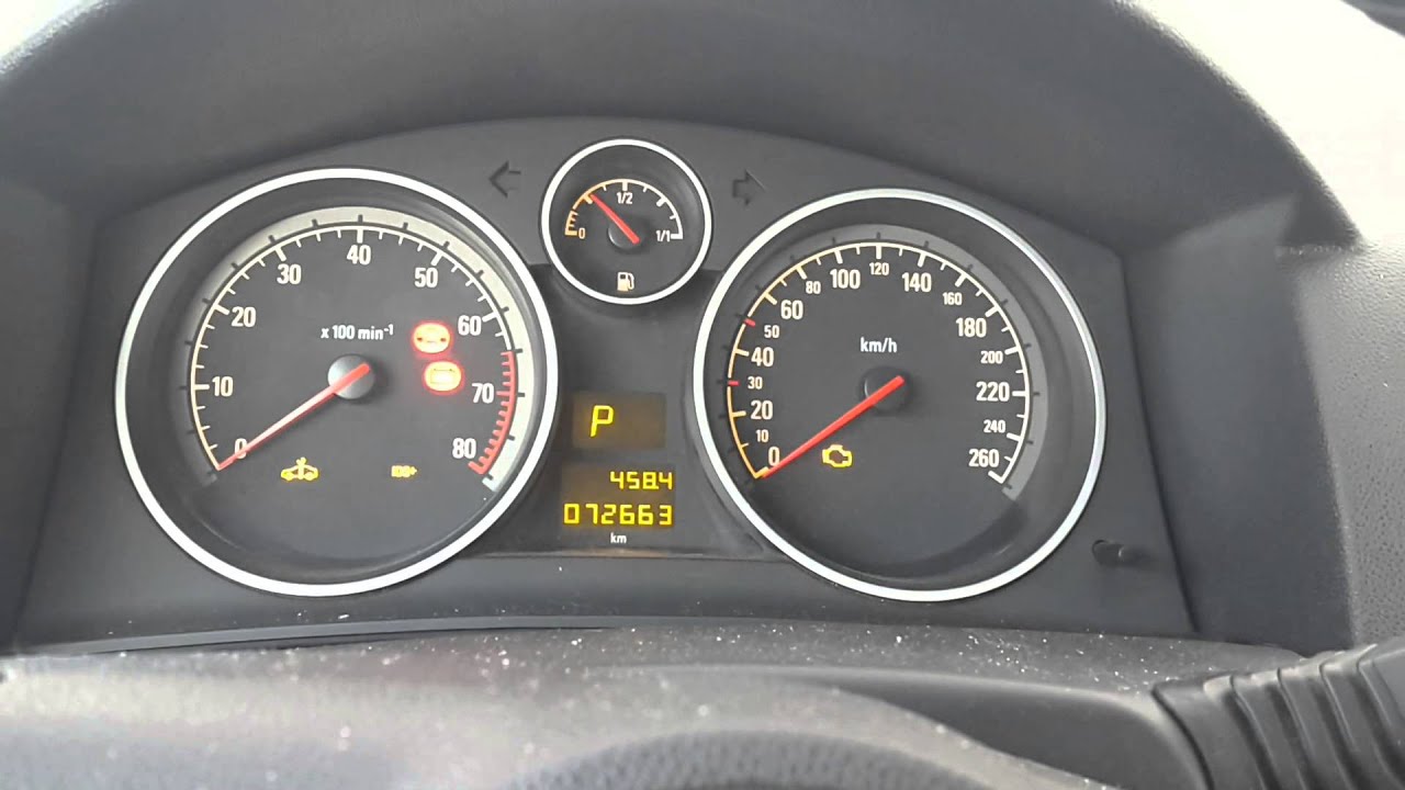 Opel astra h 1.8 AT -30 не завелась.