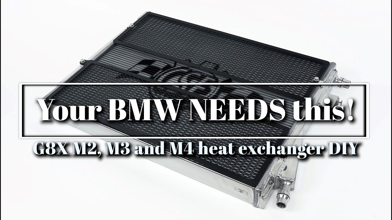 Модернизация теплообменника BMW G8X M2, M3 и M4 — своими руками