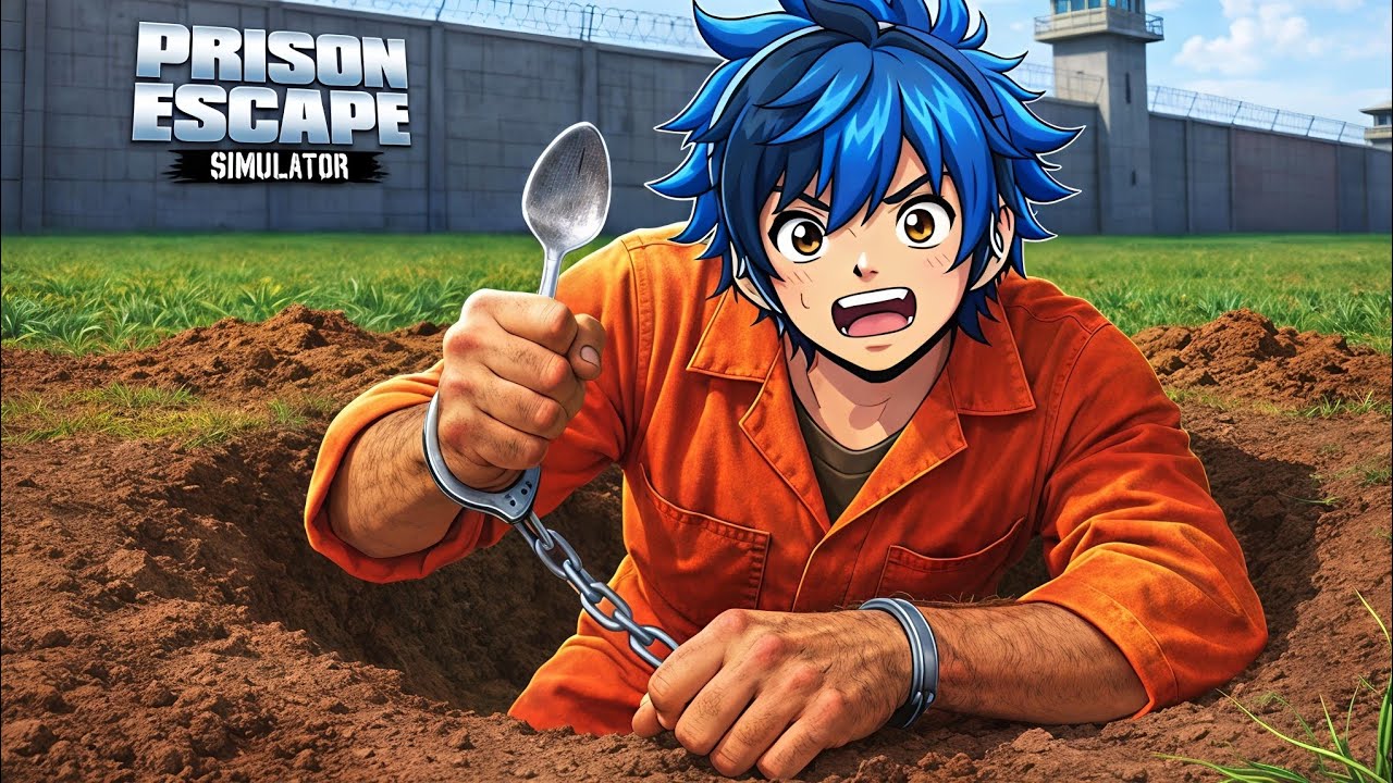 CAN I ESCAPE THE PRISON WITH A SPOON😱? | PRISON ESCAPE SIMULATOR 