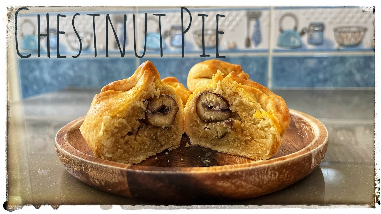 Chestnut Manju (Pie)| Korean Pastry| Puff Pastry w Chestnut Almond Filling| Recipe