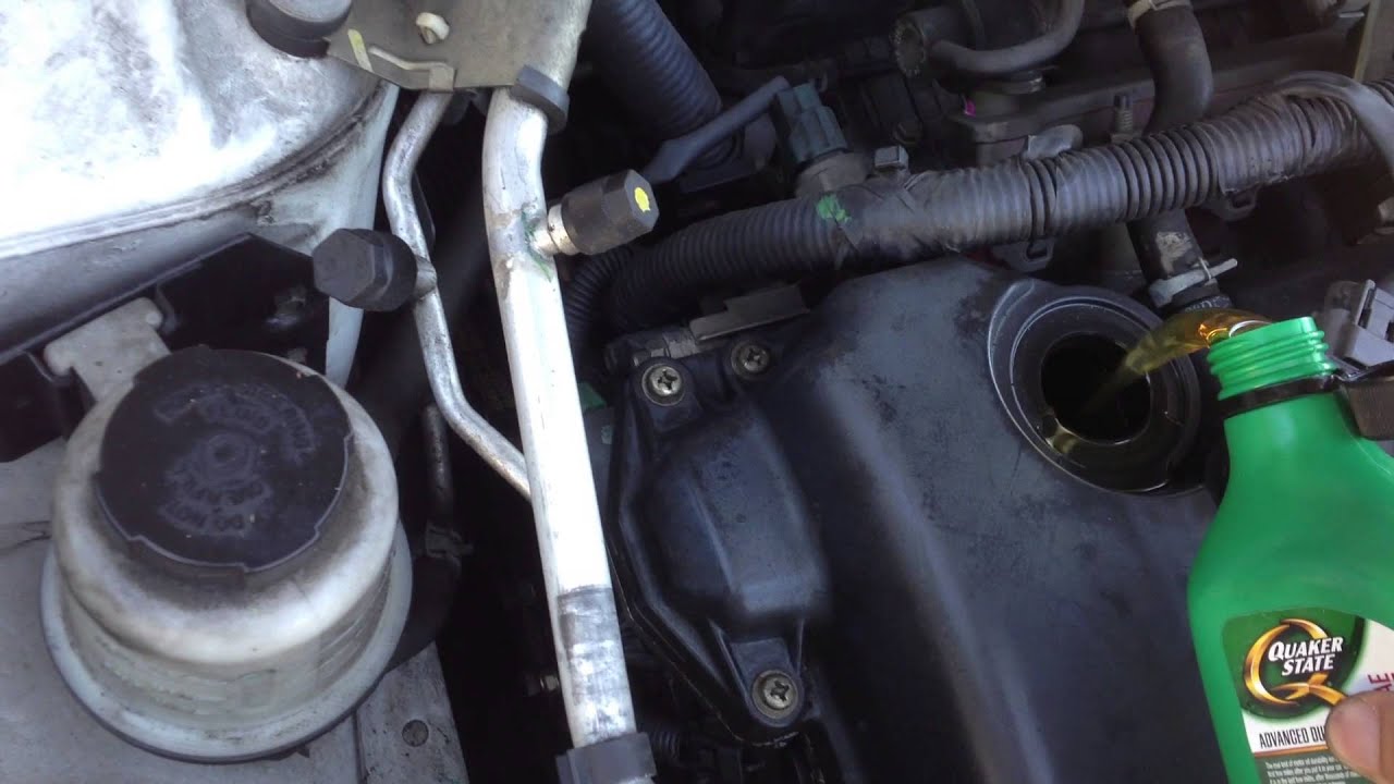 2002 Nissan Sentra 1.8L Oil Change