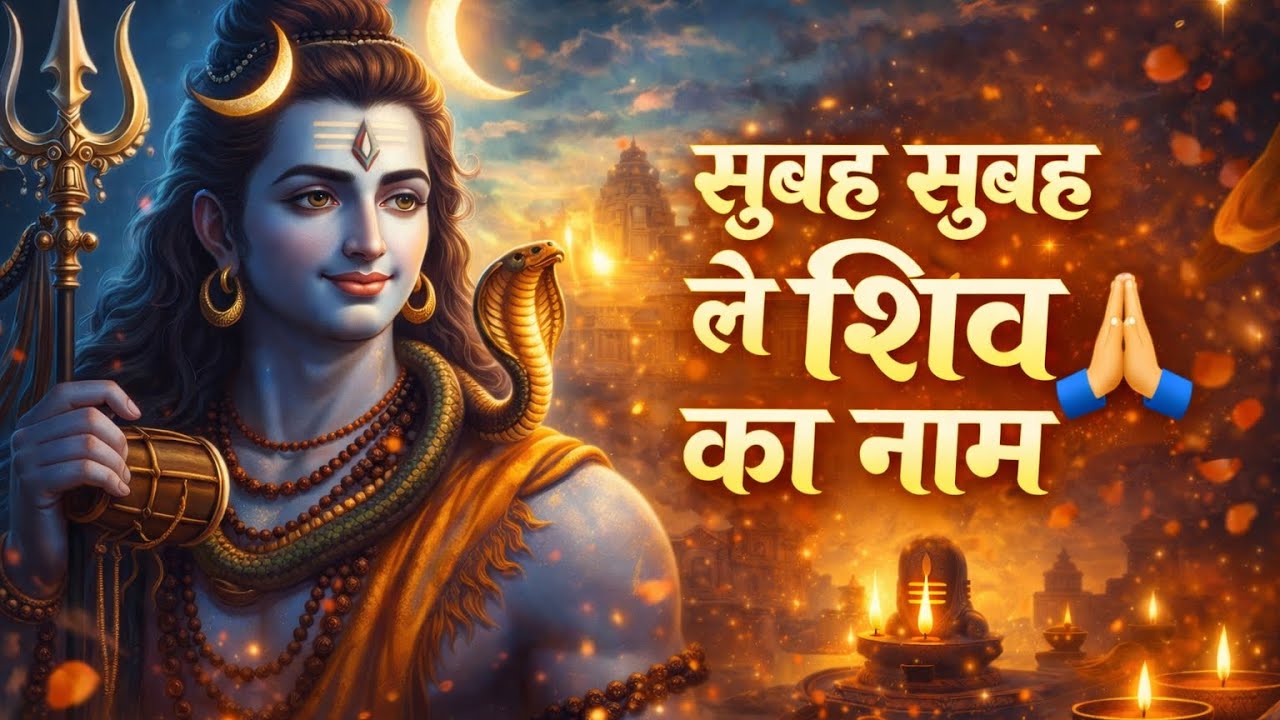सुबह सुबह ले शिव का नाम 🙏 | Morning Shiv Bhajan | Har Har Mahadev | New Shiv Song 2026