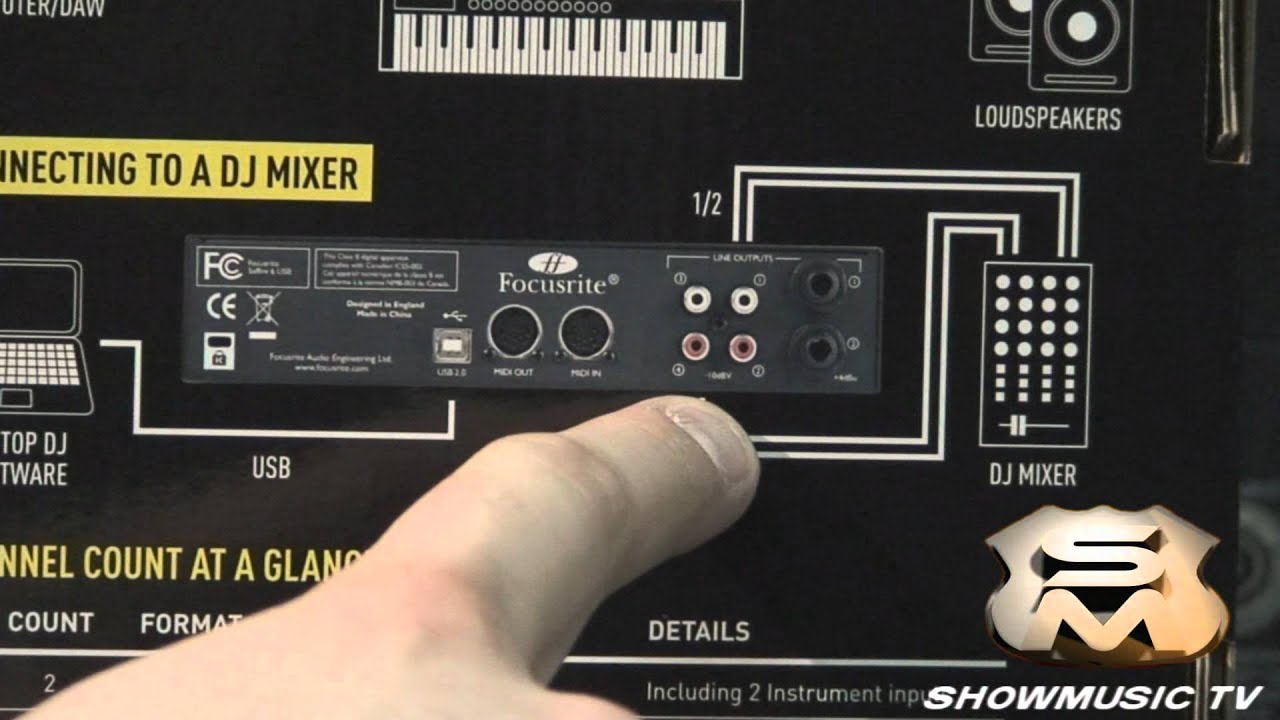 FOCUSRITE SAFFIRE 6 MK2 USB 2.0 SHOW MUSIC ARGENTINA