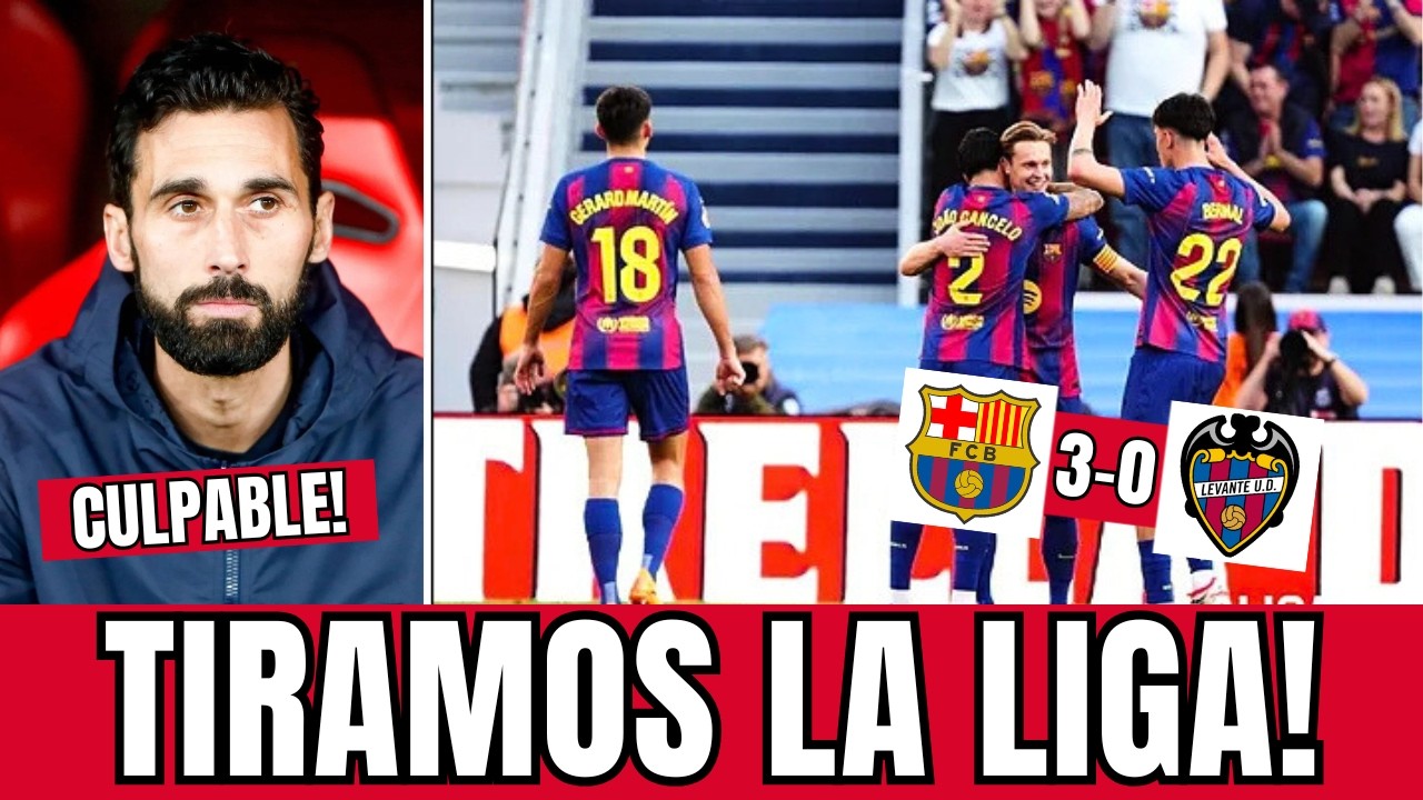 Barcelona 3 Levante 0! Con una gestion así sera IMPOSIBLE!
