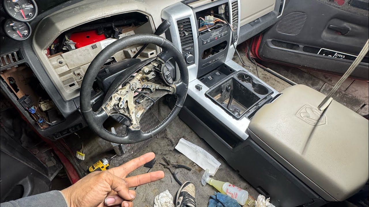 2ND GEN CUMMINS GETS A 4TH GEN DASH ! (How To )