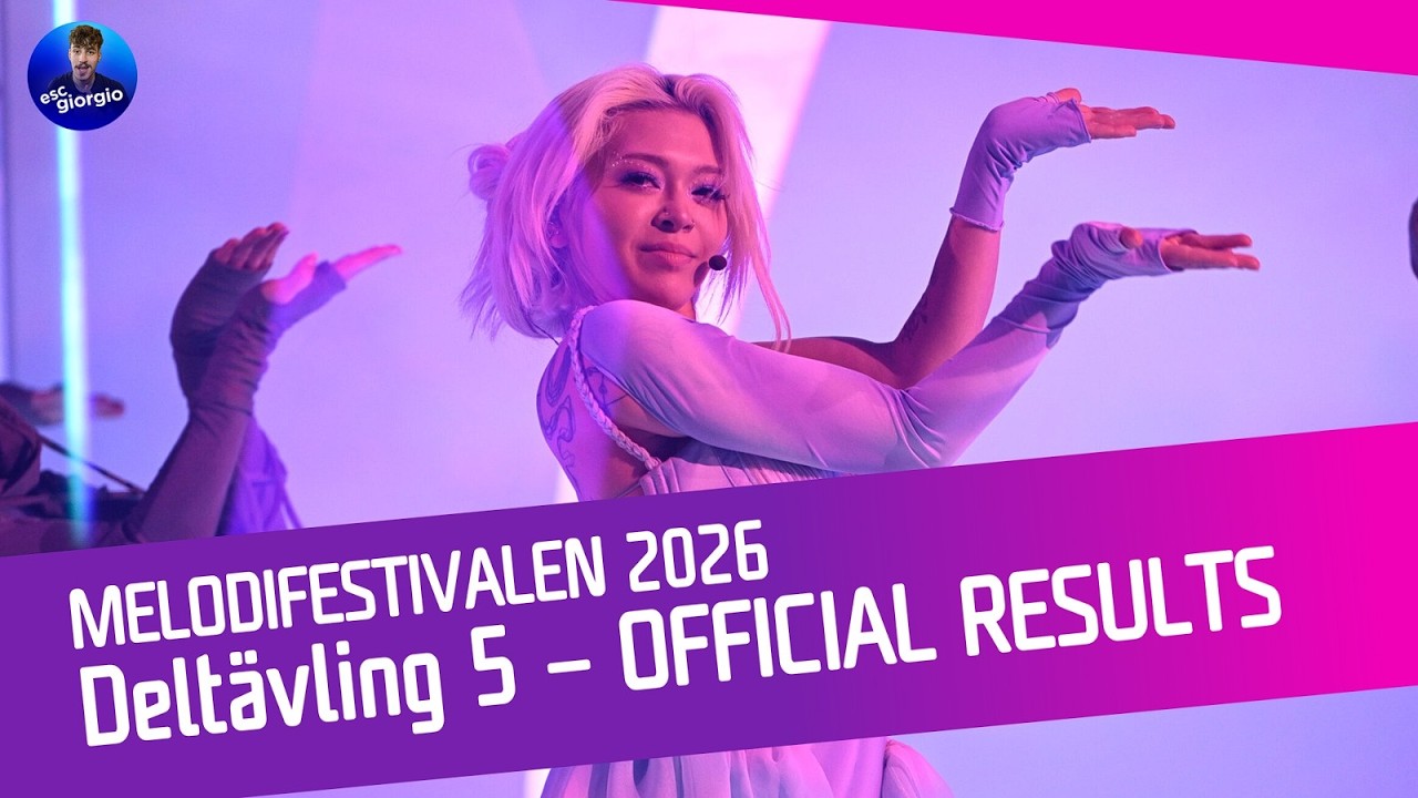 🇸🇪 Melodifestivalen 2026: Heat 5 - Official Results