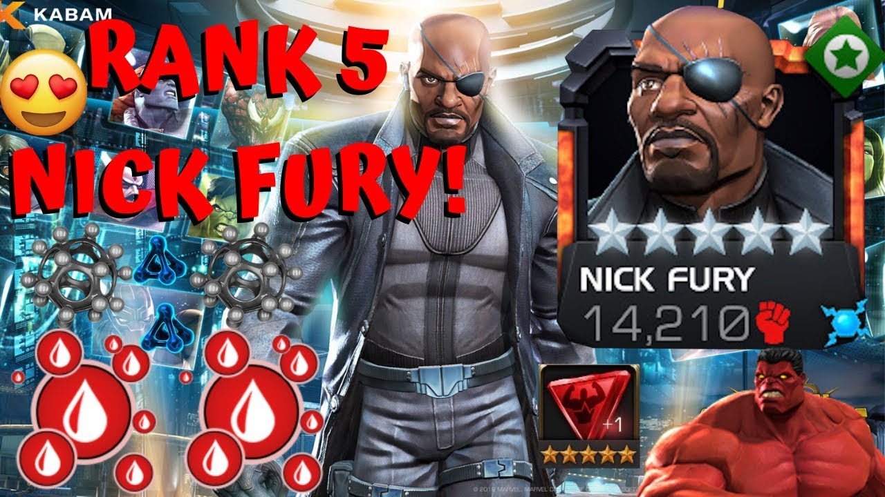 NEW RANK 5 NICK FURY! Bleed Damage God! - Marvel Contest of Champions