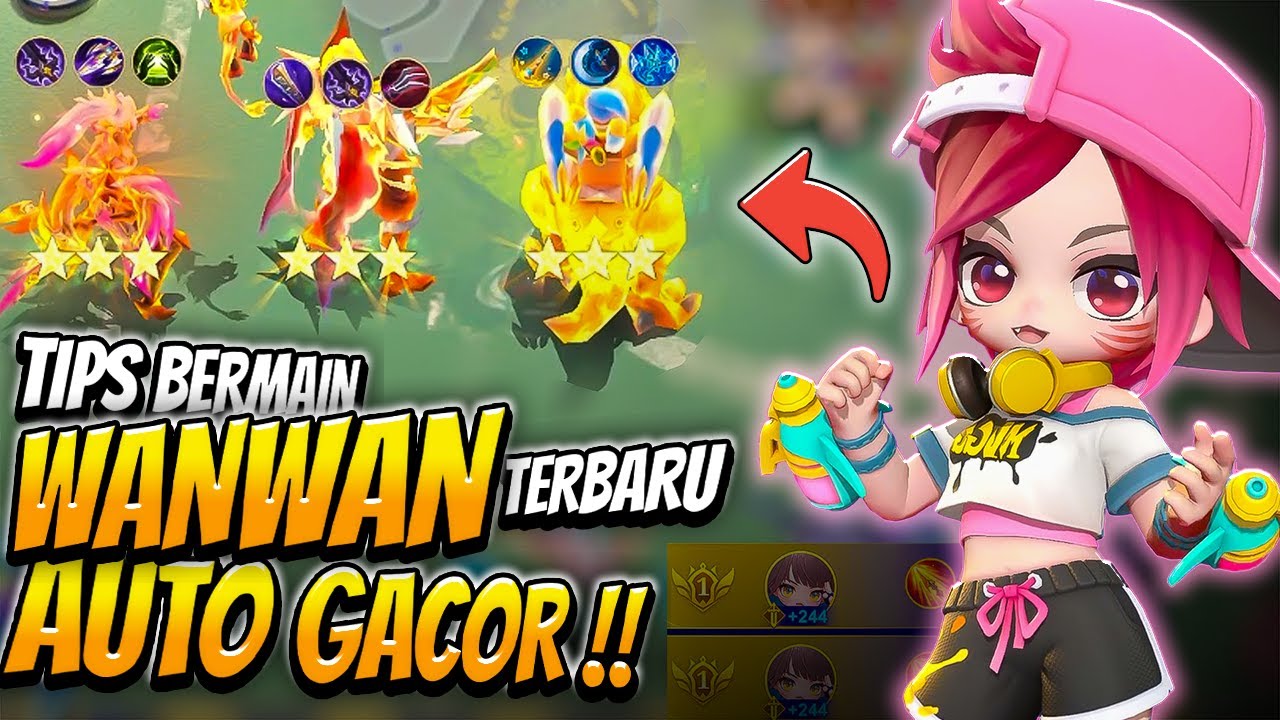 TIPS BERMAIN WANWAN TERBARU !! AUTO WINN !! UPDATE MCGG TERBARU !!  MAGIC CHESS GOGO