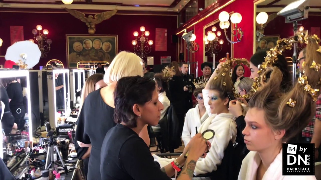Silke HAJUNGA, Lauren de GRAAF, Debra SHAW  Backstage for Ziad NAKAD, Guo PEI, Oriental fashion Show