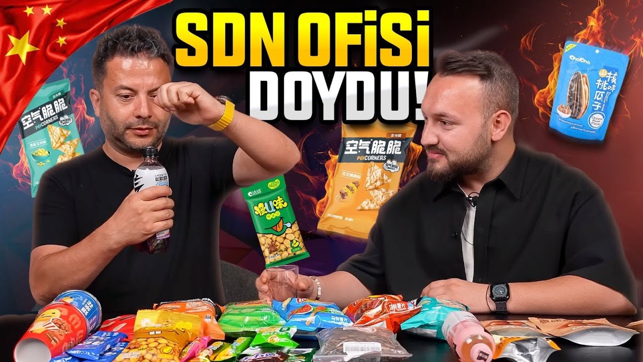 Çin atıştırmalıklarını denedik! SDN ofisi doydu!