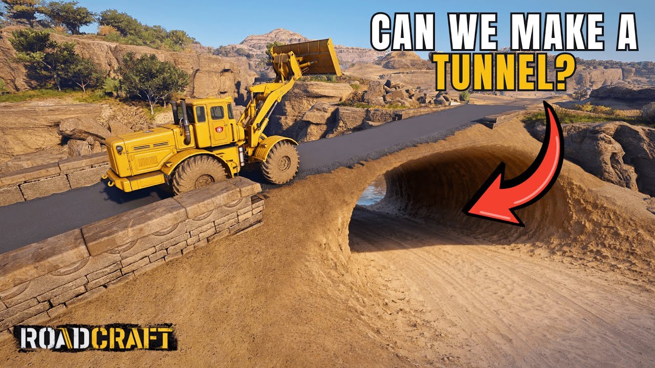 I Tried to Dig a Tunnel Under a Road in Roadcraft-  Here’s What Happened