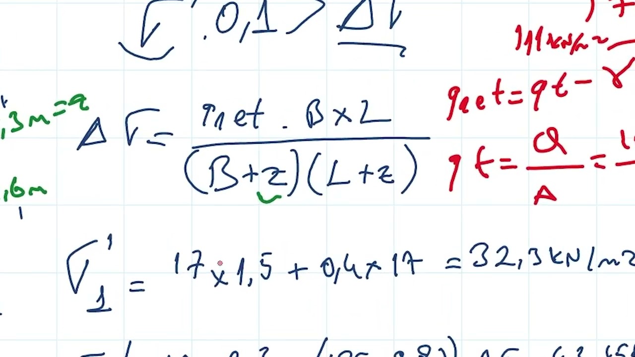 EFEKTİF (ETKİN) DERİNLİK HESABI NASIL YAPILIR? - GEOTEKNİK MÜHENDİSLİĞİ VE TEMEL İNŞAATI