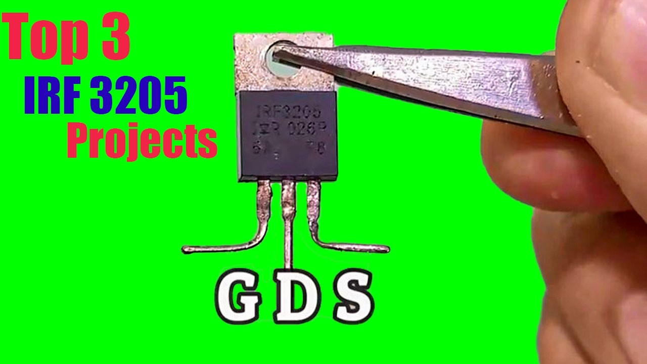 IRF3205 Transistor Projects| Top 3 Electronics With Mosfet Transistor| #irf3205 #irf740