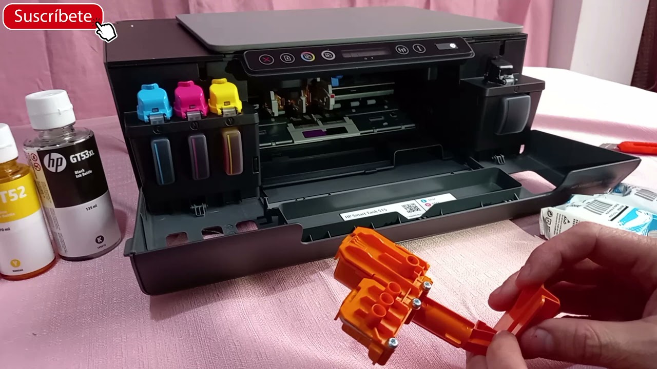 Como Instalar y desembalar🛠 impresoras Hp Smart Tank 500, 515 y 519🖨 por primera vez paso a paso👍