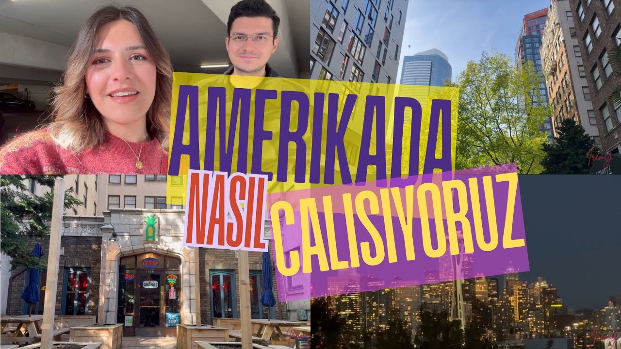 Amerika'da Öğrenci Olarak Çalışmak | F1 Vizesi ile Çalışmak | Downtown Seattle'da Bir Gün, Vlog