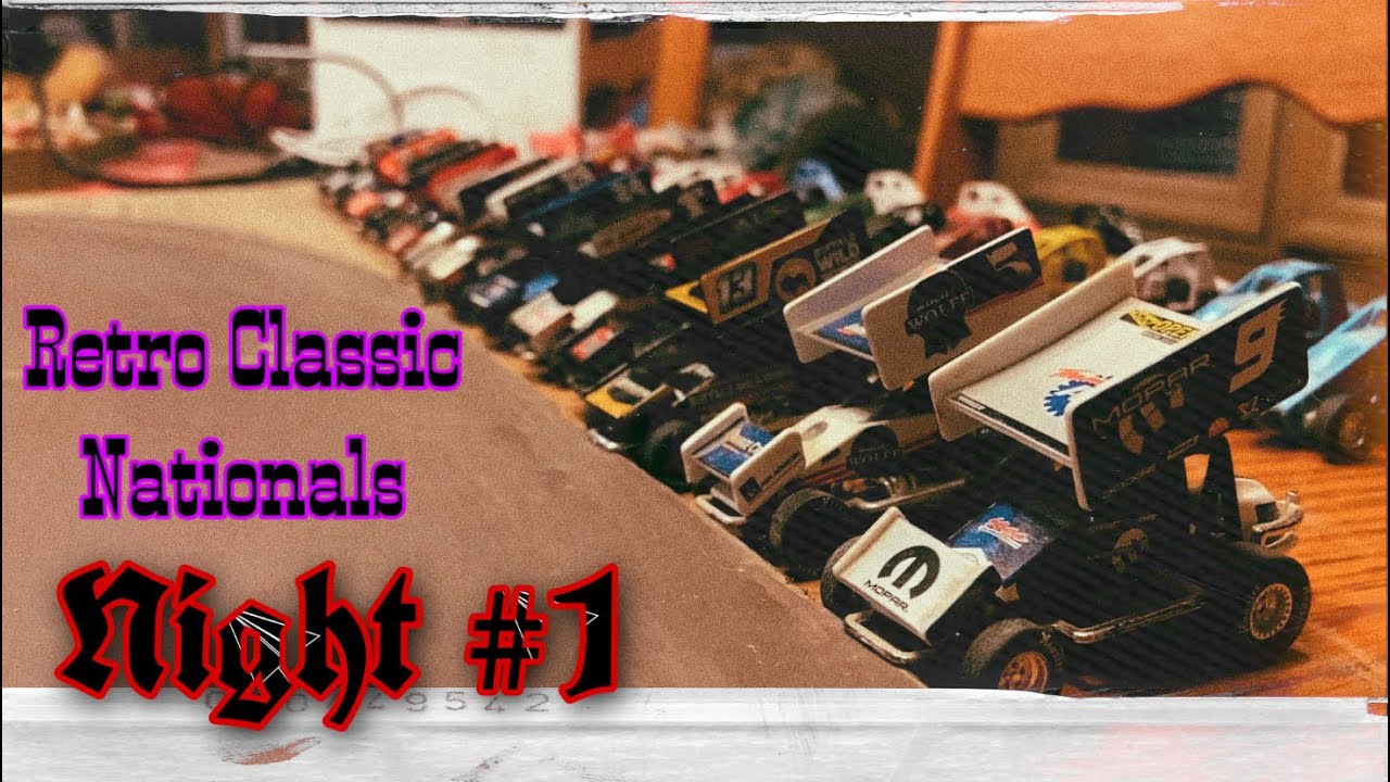 Stop Motion Sprint Car World Of Outlaws Retro Classic Nationals [Night #1]