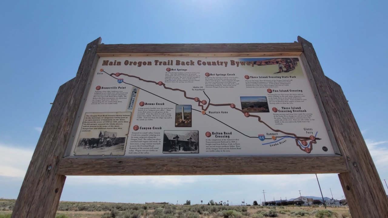 Road Trip - Fairfield, Idaho/Boise, Idaho/Nyssa, Oregon - Main Oregon Trail Backcountry Byway