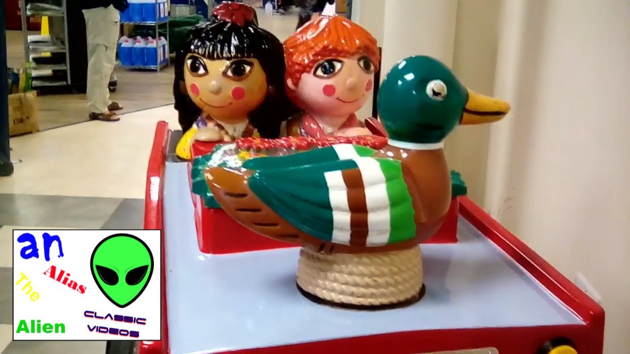 2000s Amutec Peek-A-Boo Option Rosie And Jim Kiddie Ride (Rare) (Now Withdrawn)