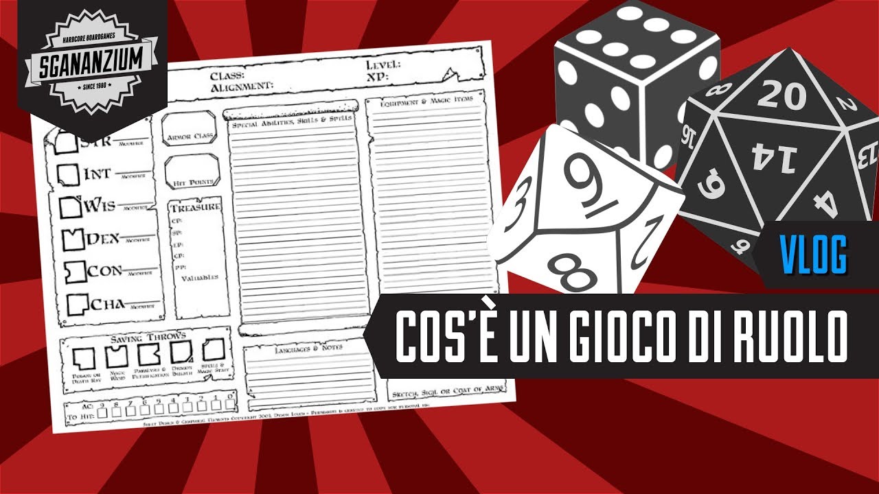 Cos'è un gioco di ruolo - Vlog