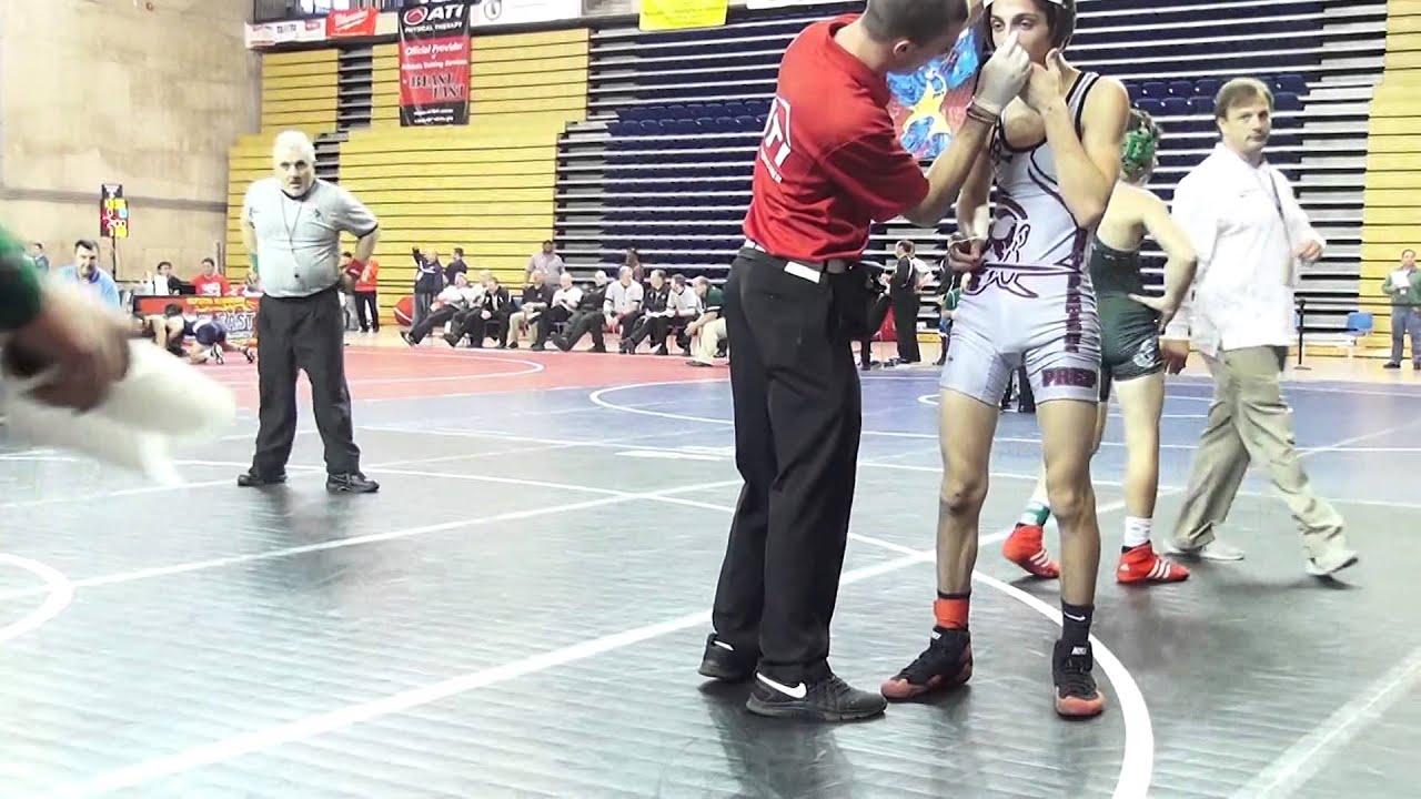 106lbs, semi Ty Agaisse, Delbarton, vs Alec Kelly, St Peter P