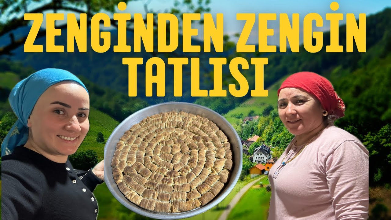 ZENGİN ABLAMDAN ZENGİN TATLISI.
