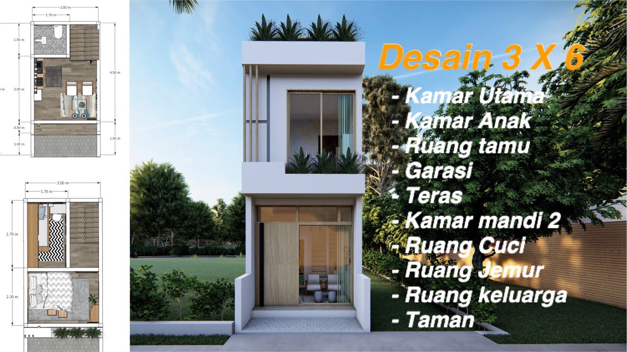 Renovasi rumah - 3x6 Fasilitas Super Komplit Nyaman Dan Ada Rooftop nya !
