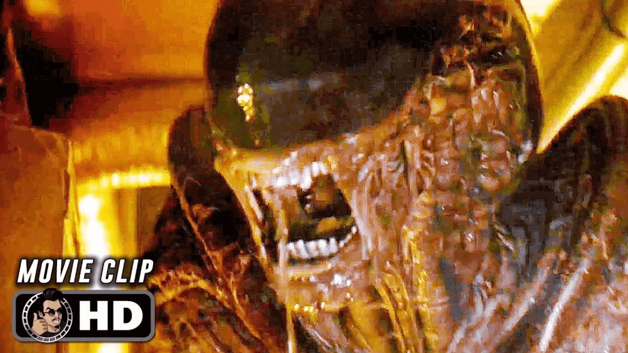 Xenomorph Corridor Chase Scene | ALIEN 3 (1992) Sci-Fi, Movie CLIP HD