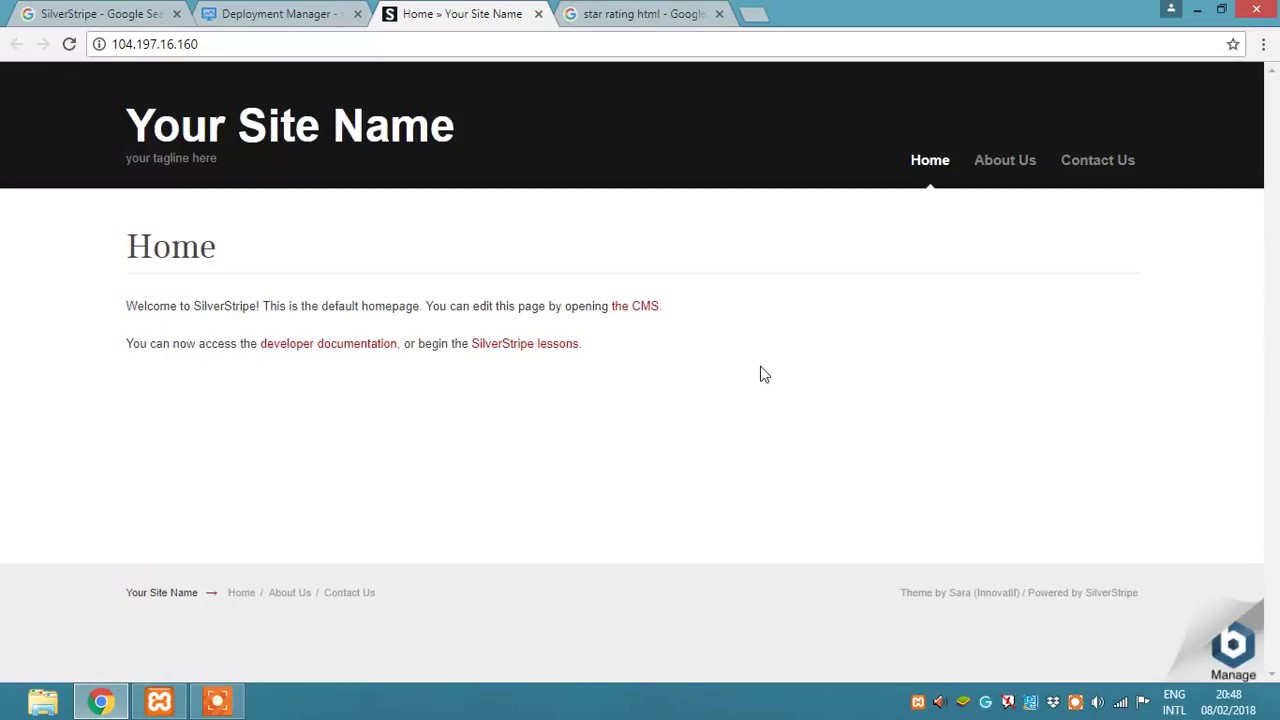 How to Install silverstripe in Google Cloude by Deployment Manager