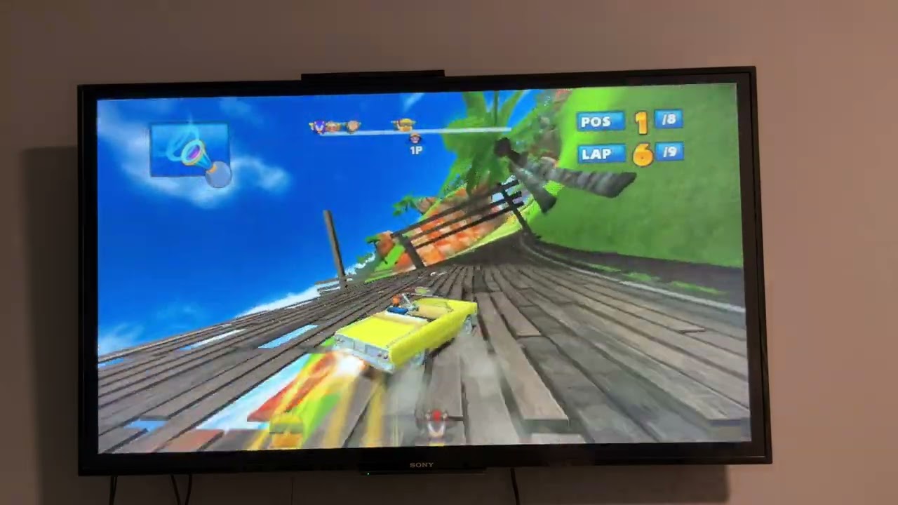 Sonic sega all stars racing whale lagoon B.D Joe gameplay