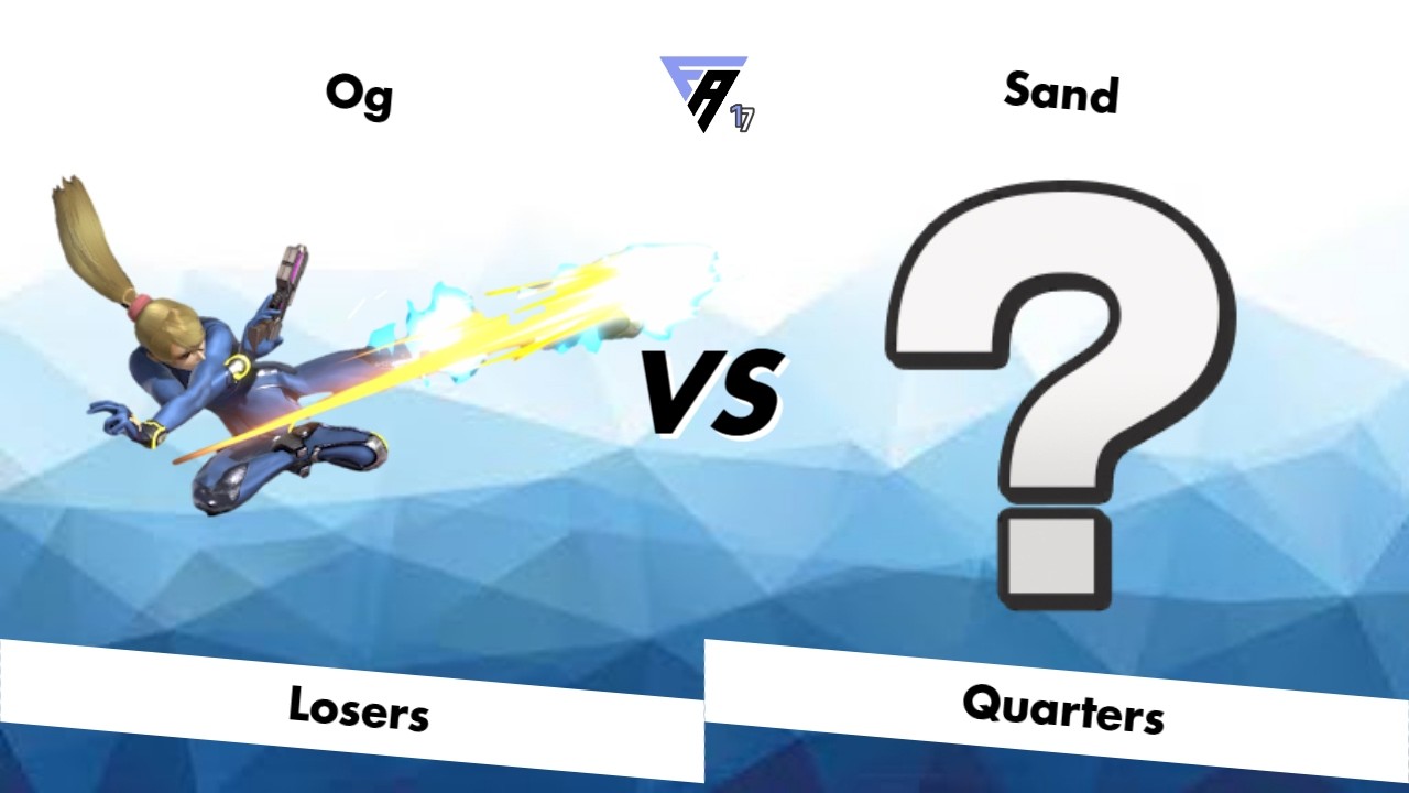 Frame Advantage 17 - Losers Quarters - Og (Zero Suit Samus, Donkey Kong) vs Sand (Random)