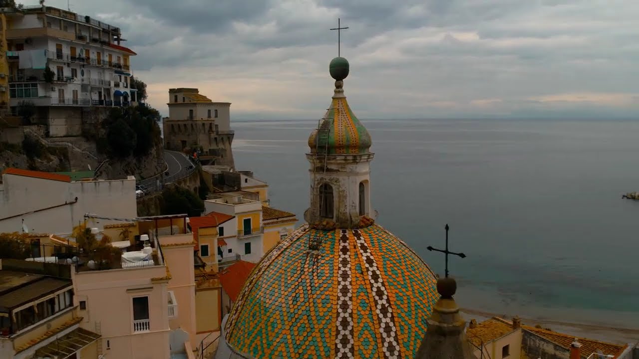 CETARA ❤️ Amalfi Coast , Italy  tour Drone 4k HDR [2023]