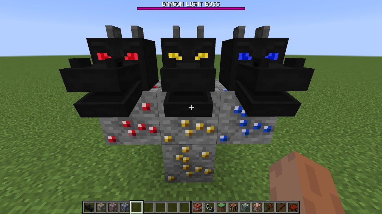 what if you create a DRAGON LIGHT BOSS in MINECRAFT
