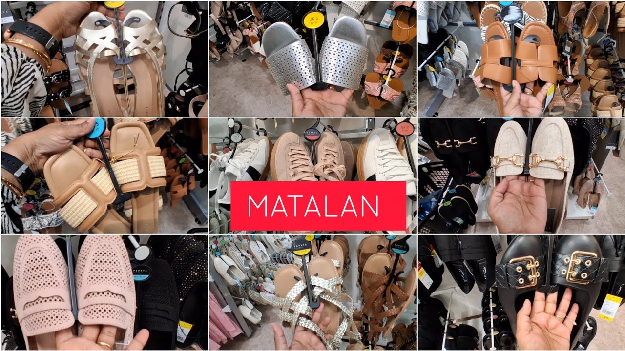 MATALAN WOMENS SUMMER SHOES NEW COLLECTION JULY 2025 AVAILABLE IN - STORE.