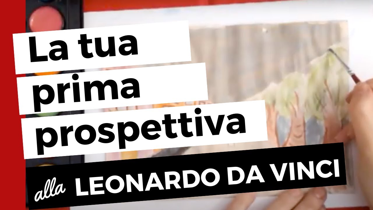 Leonardo Da Vinci per bambini: come disegnare in prospettiva