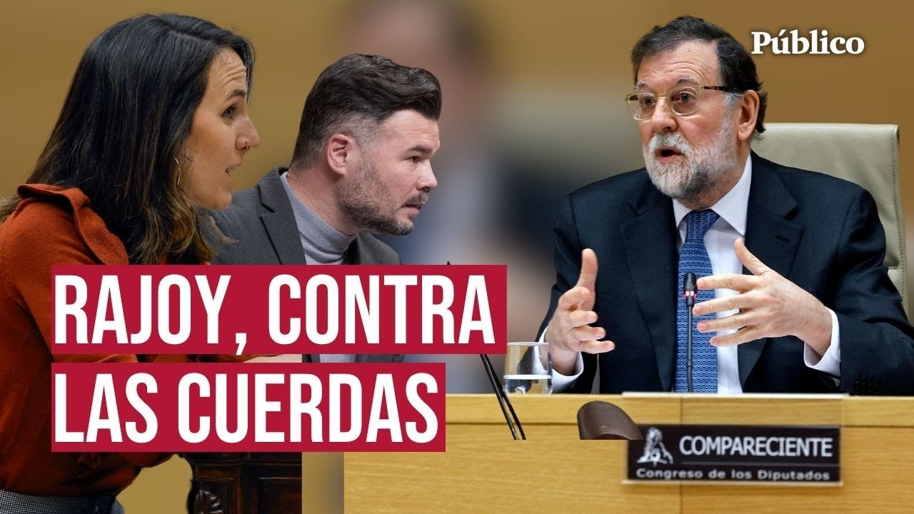 Rufián y Belarra desafían a Rajoy por la Operación Catalunya: 