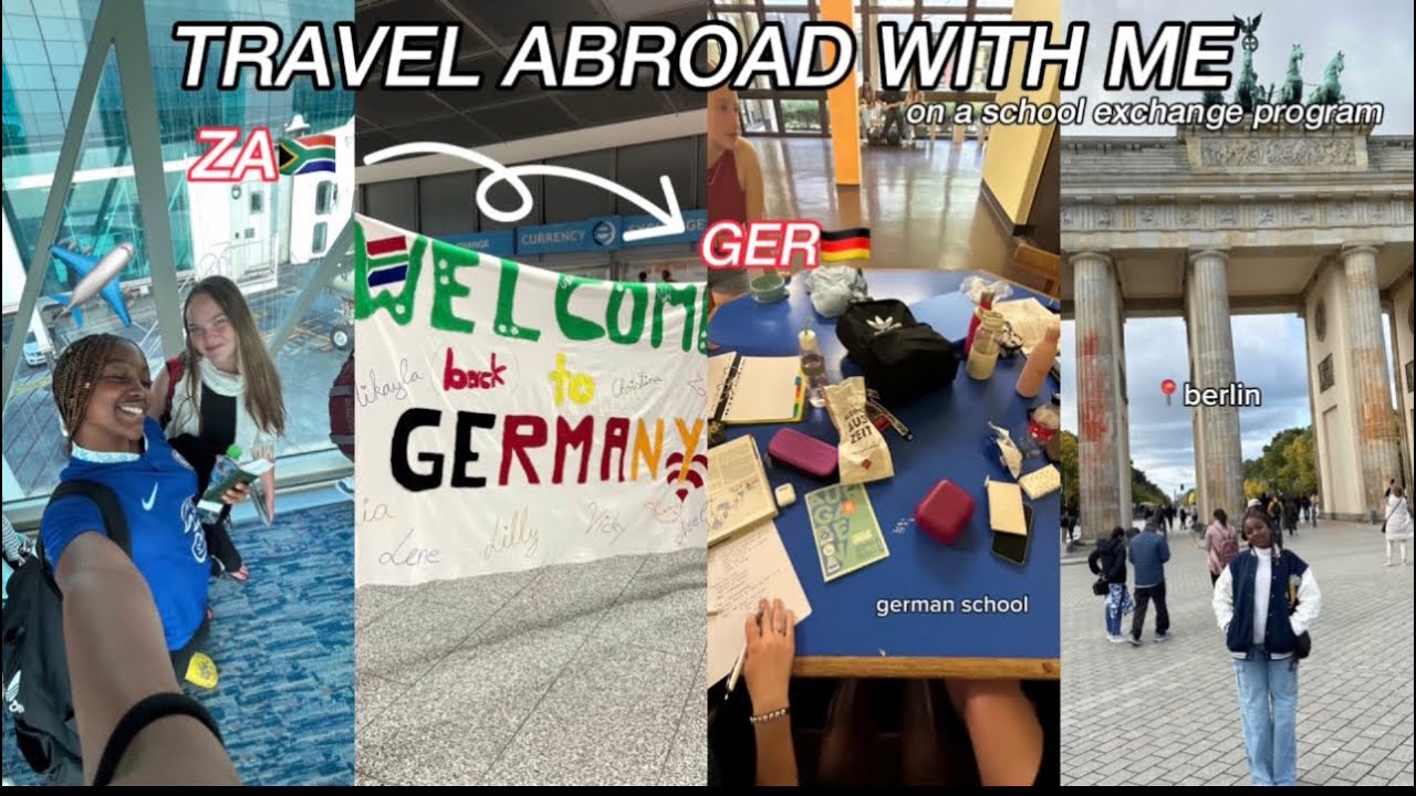 travel abroad with me on an exchange program✨*South Africa to Germany* \ south african teen youtuber
