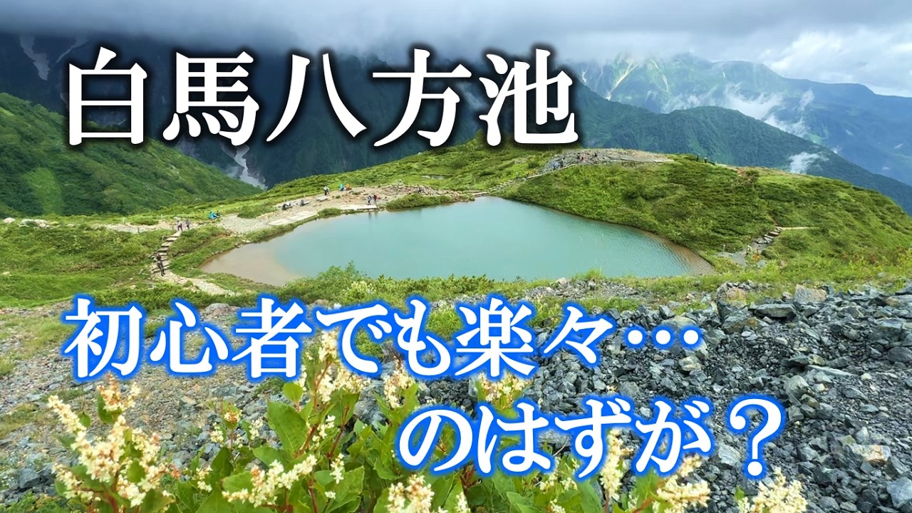 【白馬八方池】 予測不能な天気に振り回される初心者【北アルプス】