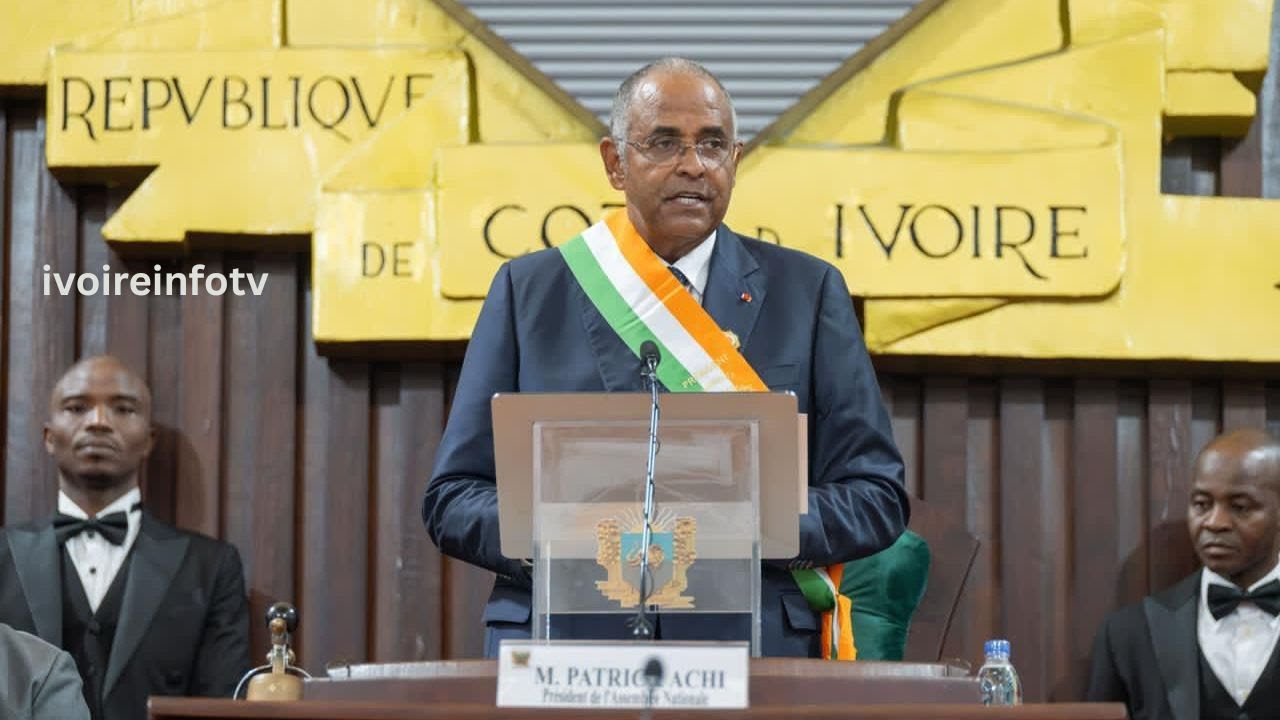 Élu à la tête de  l’Assemblée nationale,  Achi s’engage à être 