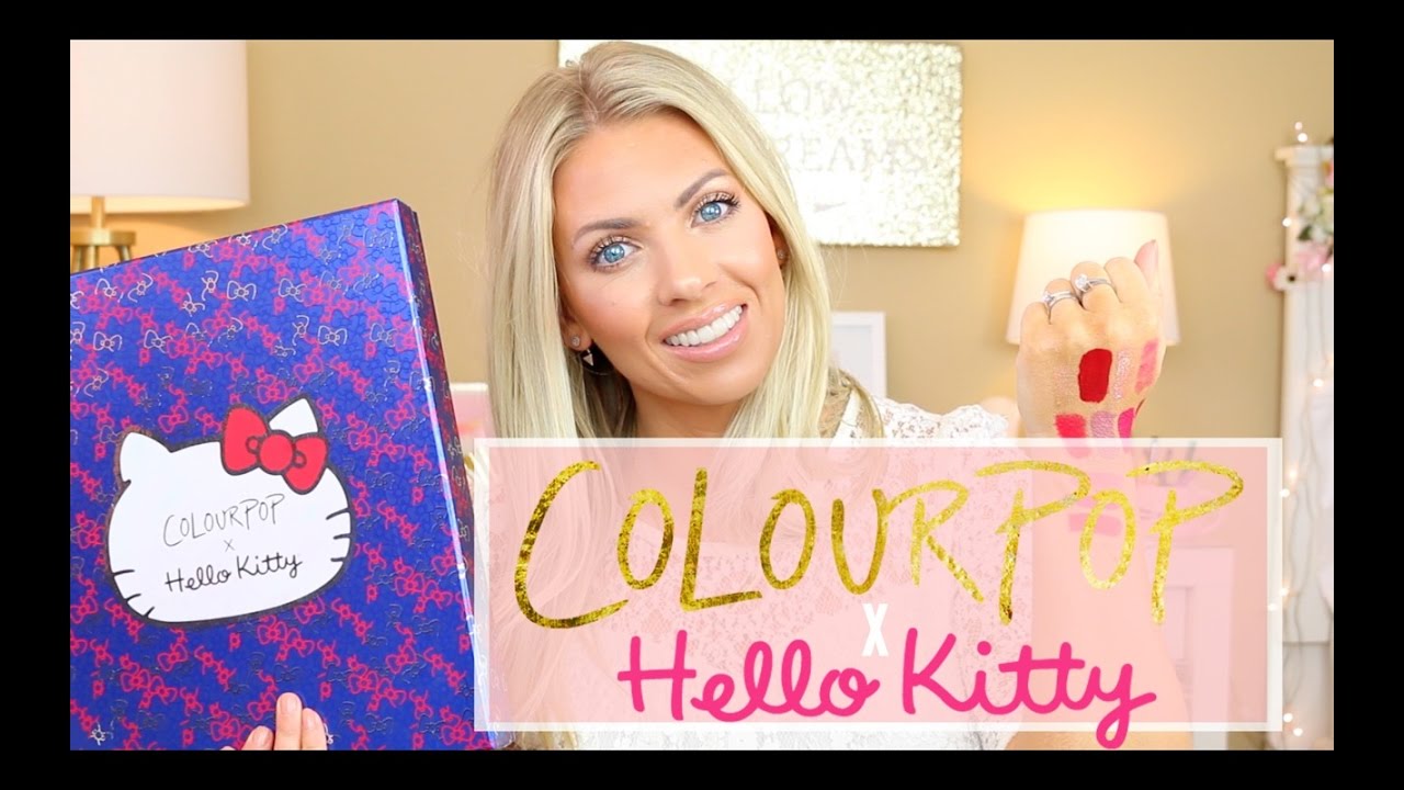 😻 COLOURPOP x Hello Kitty Collection 😻 | Swatches & First Impressions