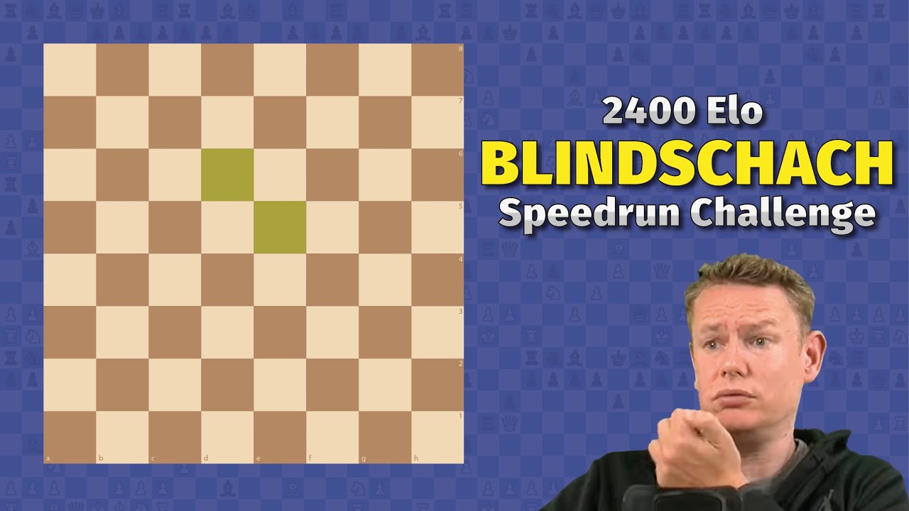 Blind Speedrun Challenge auf lichess.org | Just Chessing mit GM Jan Gustafsson