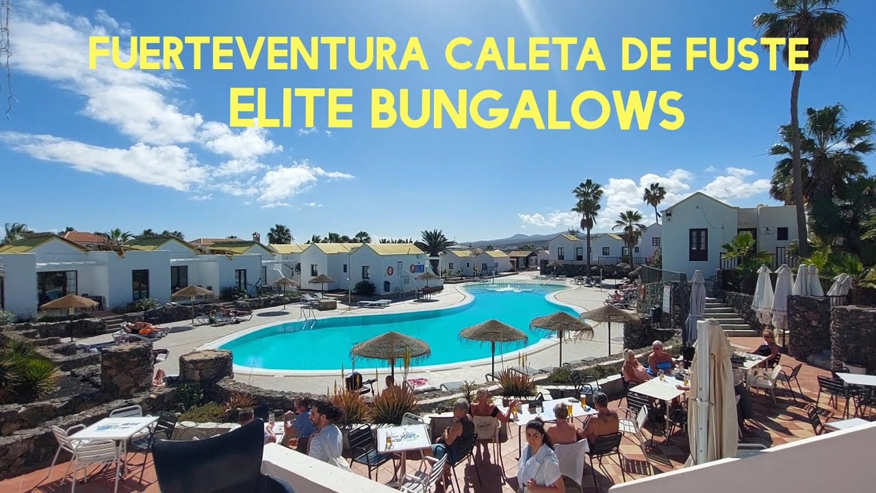 Fuerteventura. Caleta de fuste. Elite Bungalows Complex and our Room Number 98