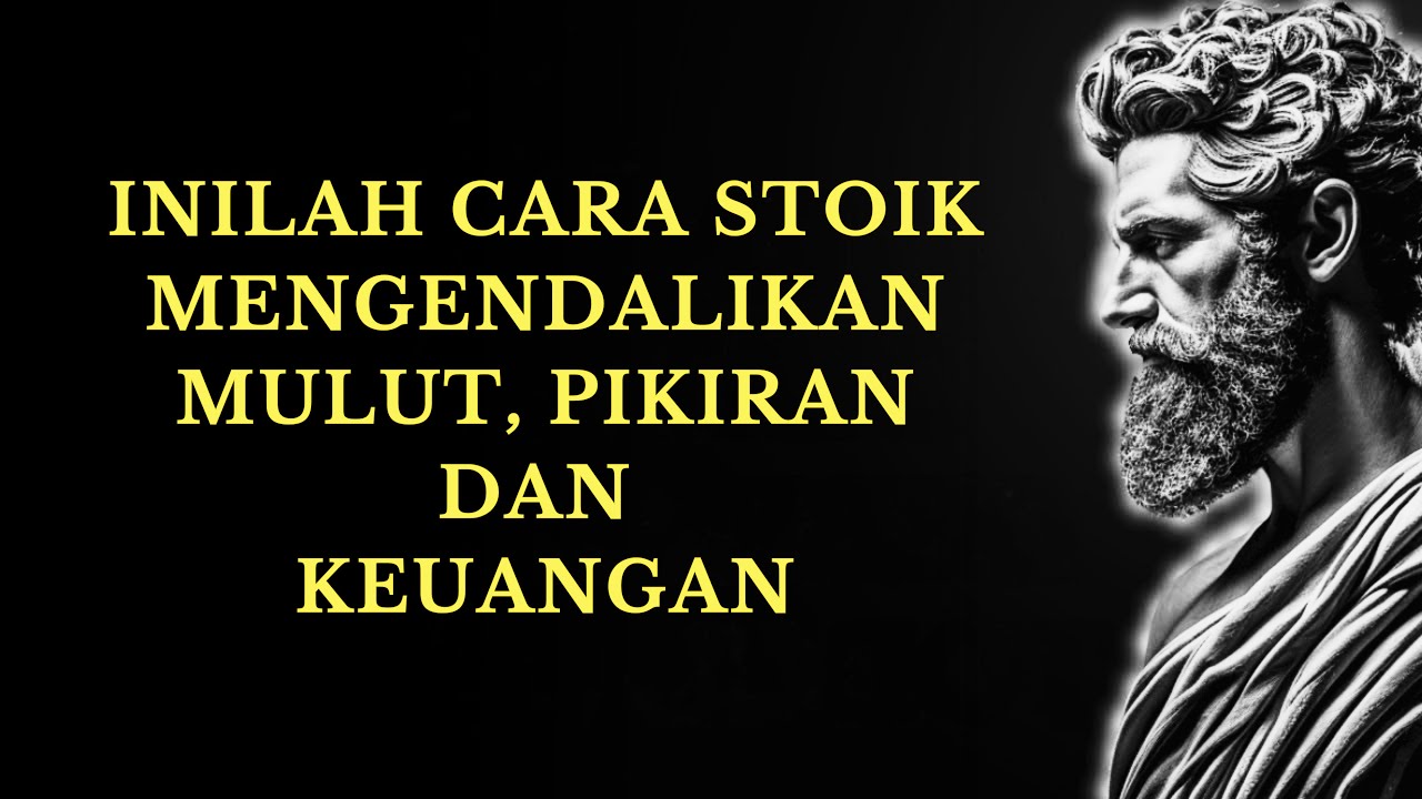 Pelajari Cara Mengendalikan Mulut, Pikiran, Suasana Hati, dan Uang Anda |15 Pelajaran dari Stoikisme